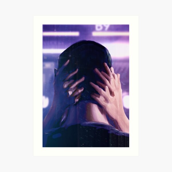BLADE RUNNER Painting Poster | KISS SCENE Inspired | PRINTS | Blade Runner 2049 | #M27 Art Print