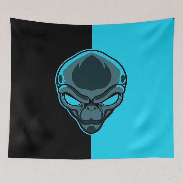 Item preview, Cool Alien Head designed and sold by leen12 Art Designs Prints.