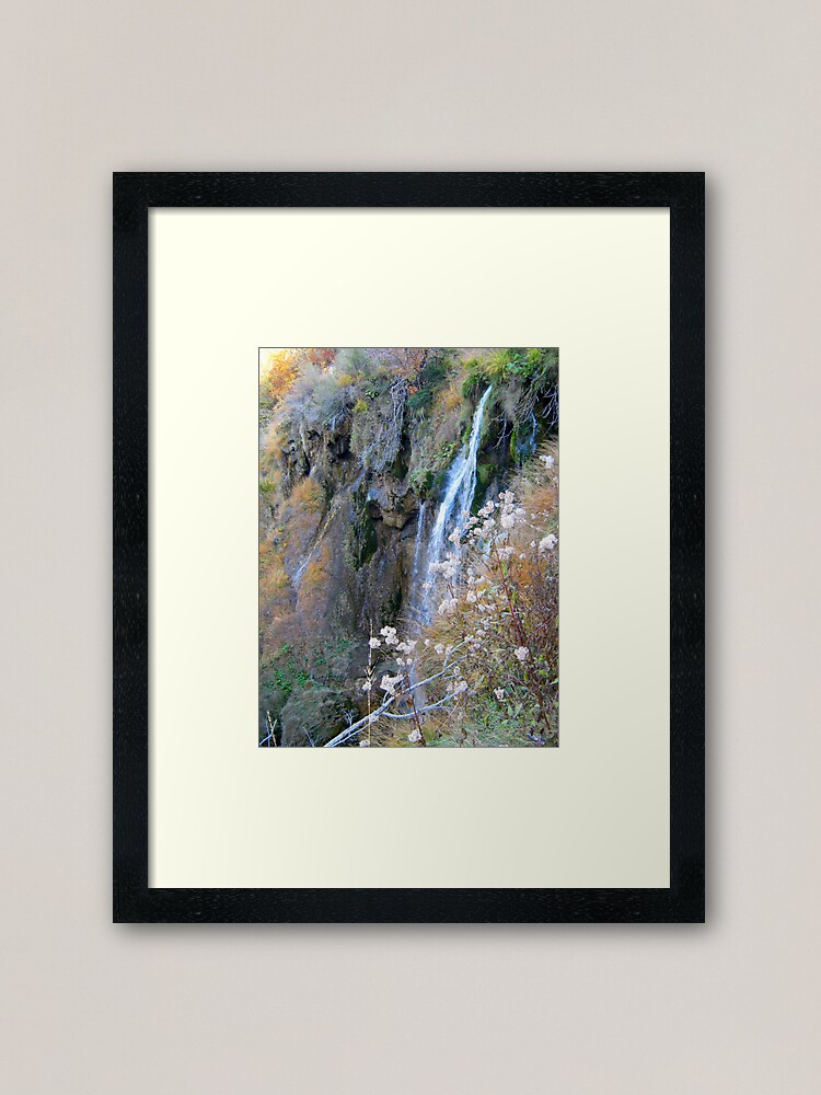 Thumbnail 1 of 7, Framed Art Print, Romantic Waterfalls designed and sold by TatianaMichaela.