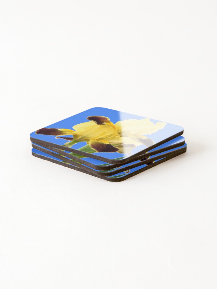 Thumbnail 4 of 5, Coasters (Set of 4), Bearded iris designed and sold by chrisburrows.