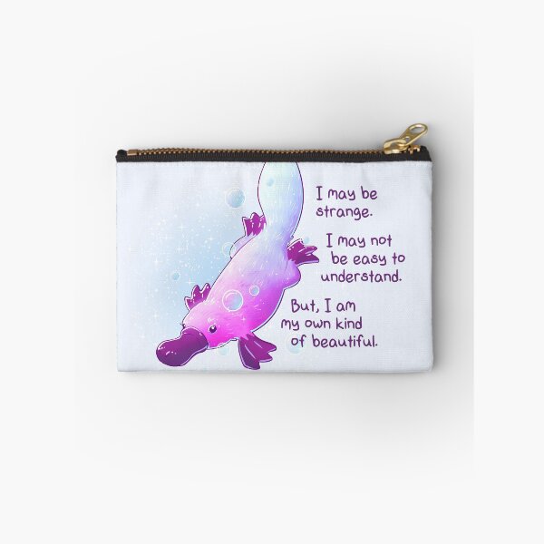 Item preview, "I am My Own Kind of Beautiful" Platypus designed and sold by thelatestkate.