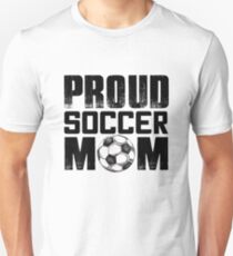 PROUD SOCCER MOM Slim Fit T-Shirt