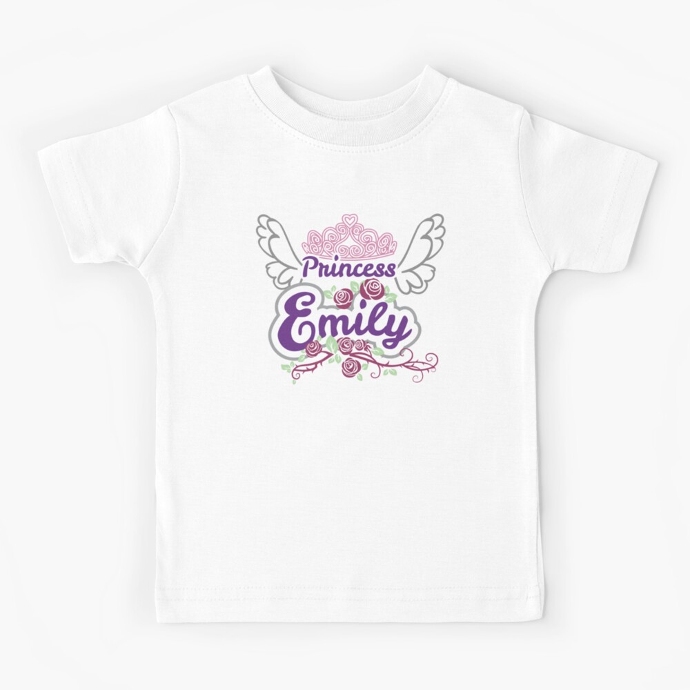 Princess Emily - Custom Cute Princess Name Gifts for Kids, Girls, Women