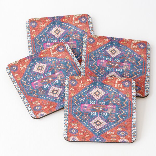 Item preview, Malatya Yastik Antique East Turkish Rug Print designed and sold by Vicky Brago-Mitchell®.