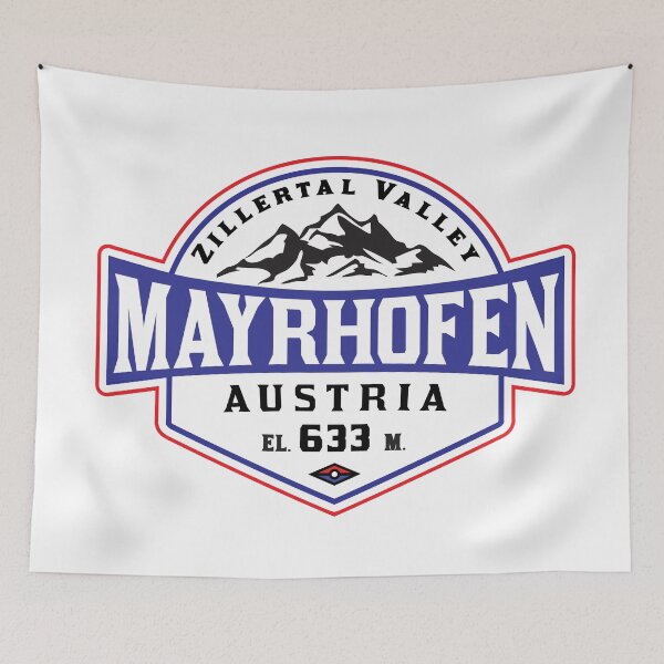 Item preview, Skiing Mayrhofen Austria Ski Zillertal Valley Tyrol designed and sold by DESTINATIONS DECAL.
