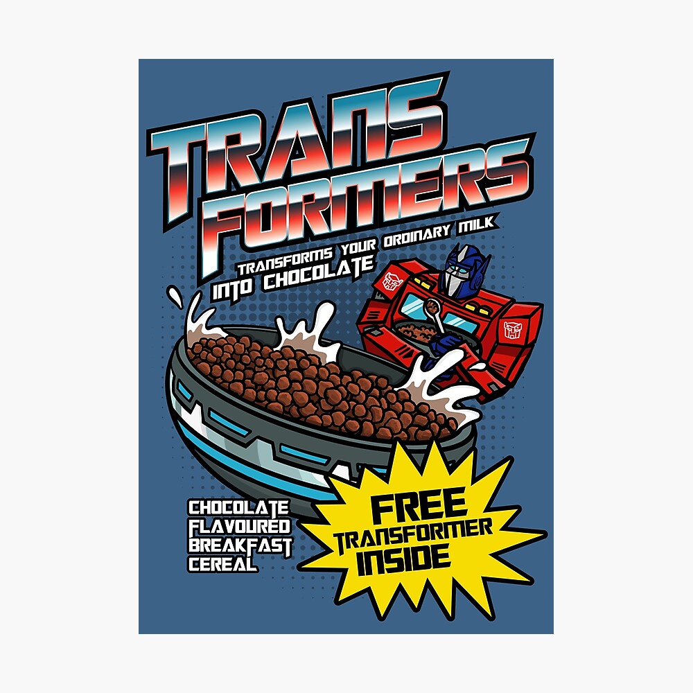 Transformers Chocolate Cereal