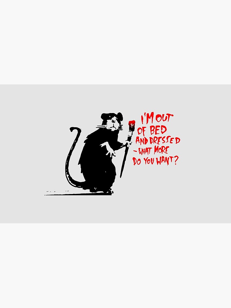 Rat Banksy by DrTigrou