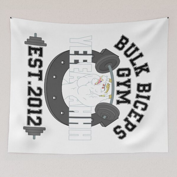 Item preview, Bulk Biceps Gym designed and sold by Slothgirl Art.