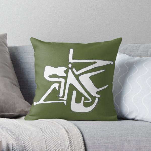 Humans and Mammals Throw Pillow