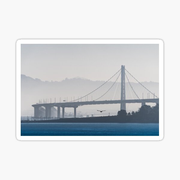 Oakland Bay Bridge, California Sticker