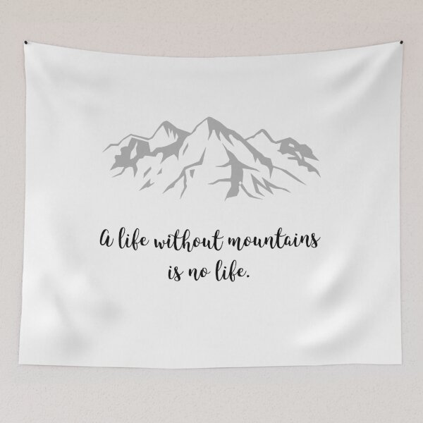 Item preview, Life without mountains designed and sold by Vectorqueen.