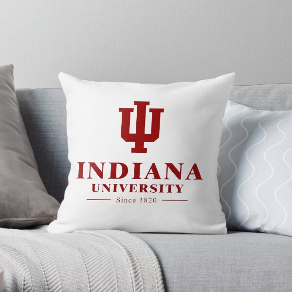 Indiana University Official School Merchandise Throw Pillow