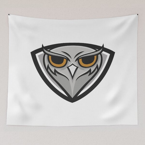 Item preview, Owl Mascot 2 designed and sold by leen12 Art Designs Prints.