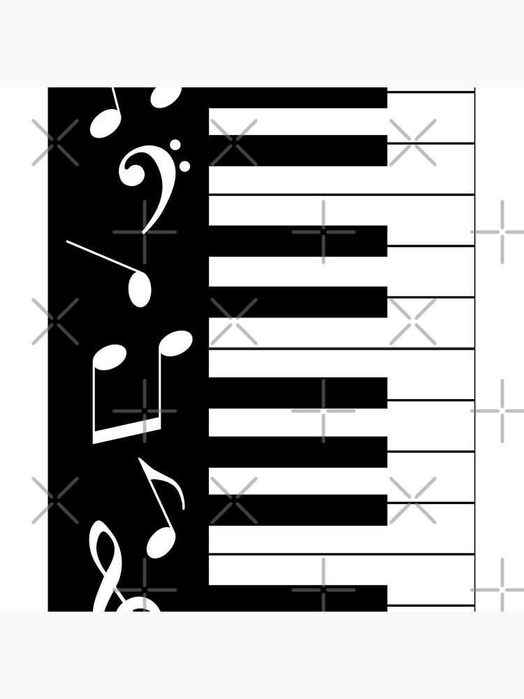 Piano Keyboard and 3D Music Notes Illustration Tote Bag by Jit Lim - Pixels