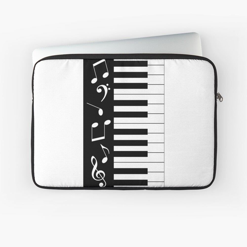 Piano Keyboard and 3D Music Notes Illustration Tote Bag by Jit Lim - Pixels