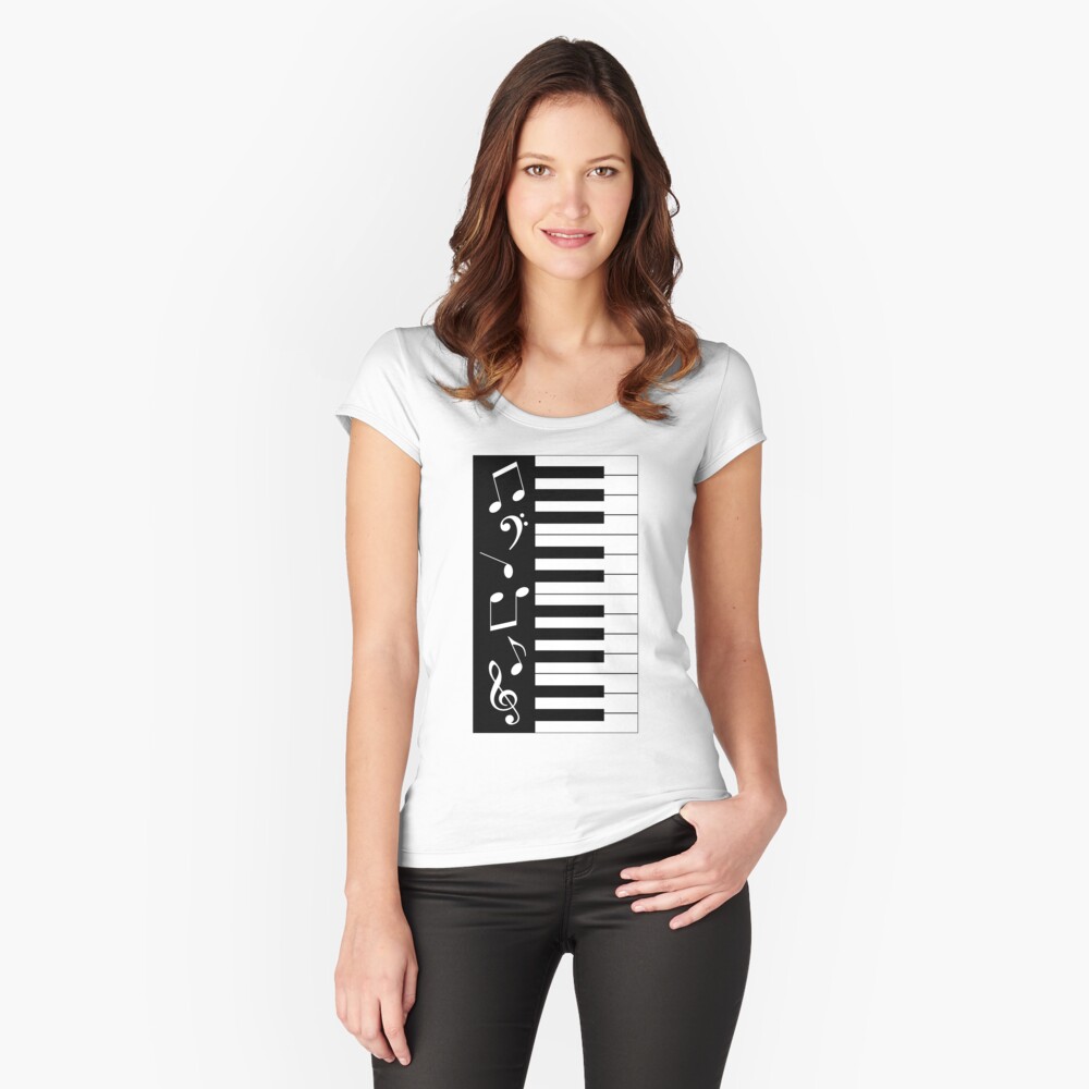 Piano Keyboard and 3D Music Notes Illustration Tote Bag by Jit Lim - Pixels