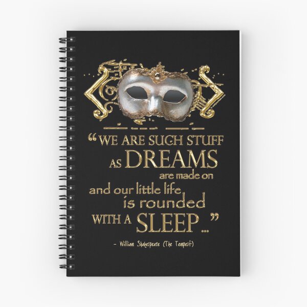 Item preview, Shakespeare The Tempest Dreams Quote designed and sold by Styled Vintage.