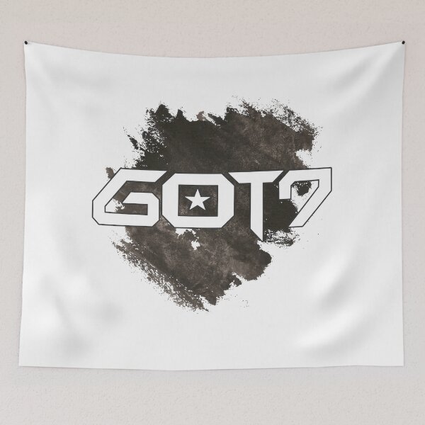 Item preview, GOT7 Logo Black Watercolor iGOT7 designed and sold by M3G4MERCH.