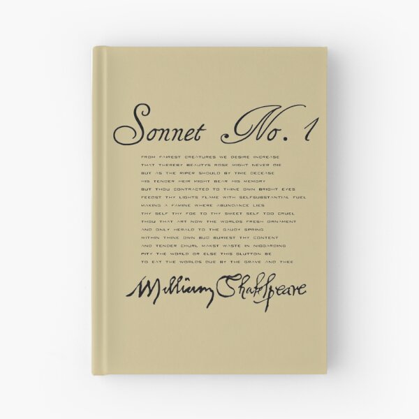 Item preview, Shakespeare Sonnet No. 1 designed and sold by Styled Vintage.