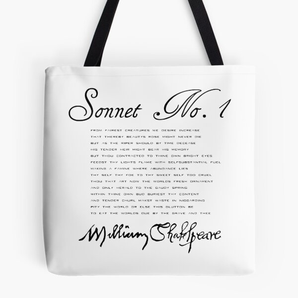 Artikelvorschau, Shakespeare-Sonett Nr. 1 entworfen und verkauft von Styled Vintage.