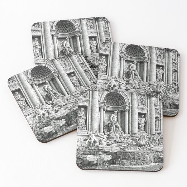 Item preview, Trevi Fountain B&W designed and sold by tomg.