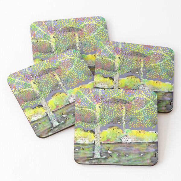 Item preview, November Light with Geese designed and sold by Giliane Bader.