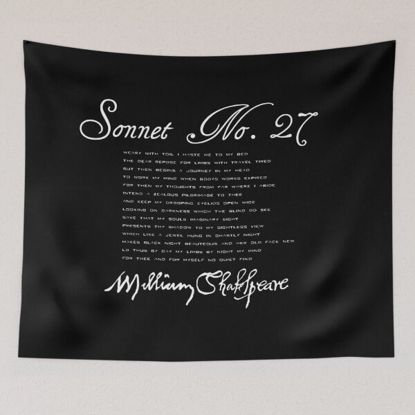 Item preview, Shakespeare Sonnet No. 27 designed and sold by Styled Vintage.