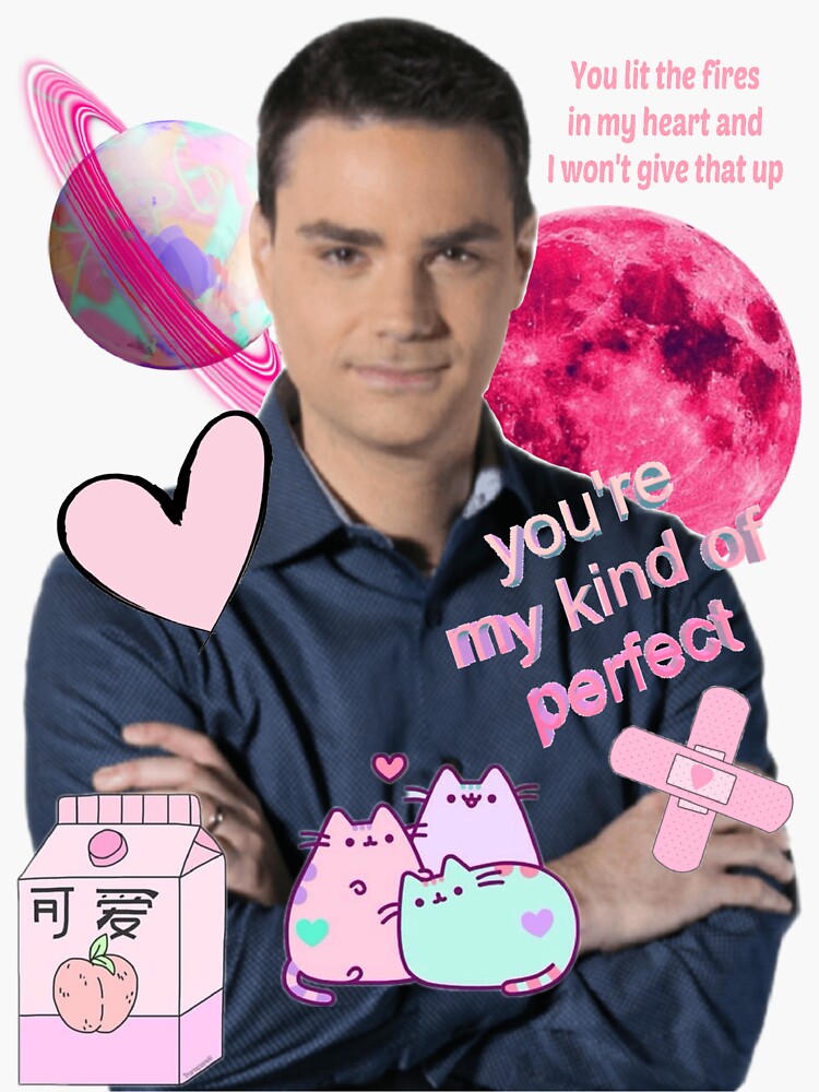 Cute Ben Shapiro Edit Sticker For Sale By Jamesquentin Redbubble