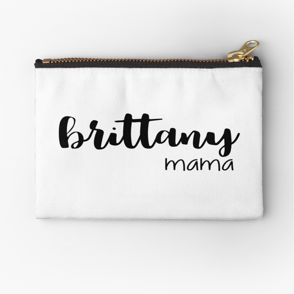 brittany mama Zipper Pouch