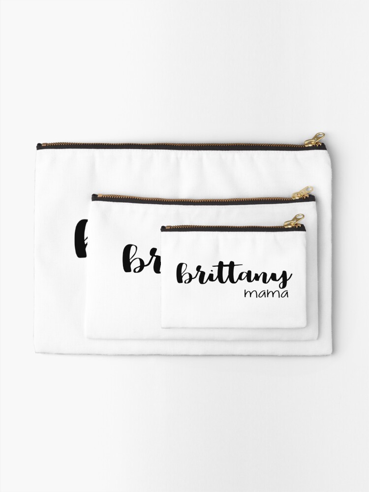 Alternate view of brittany mama Zipper Pouch