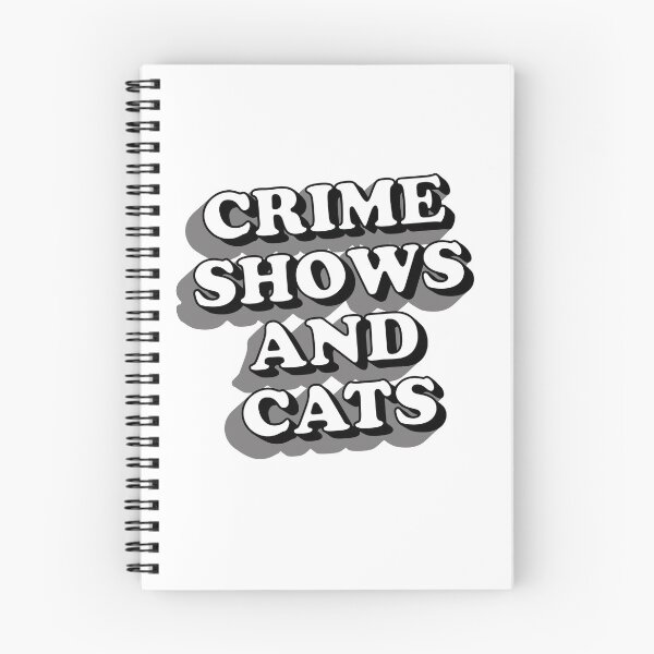 Item preview, Crime show and cats - black and white designed and sold by Mariah Quick.
