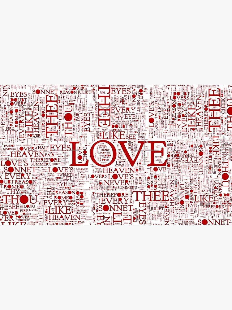 Shakespeare's Love Words by incognitagal