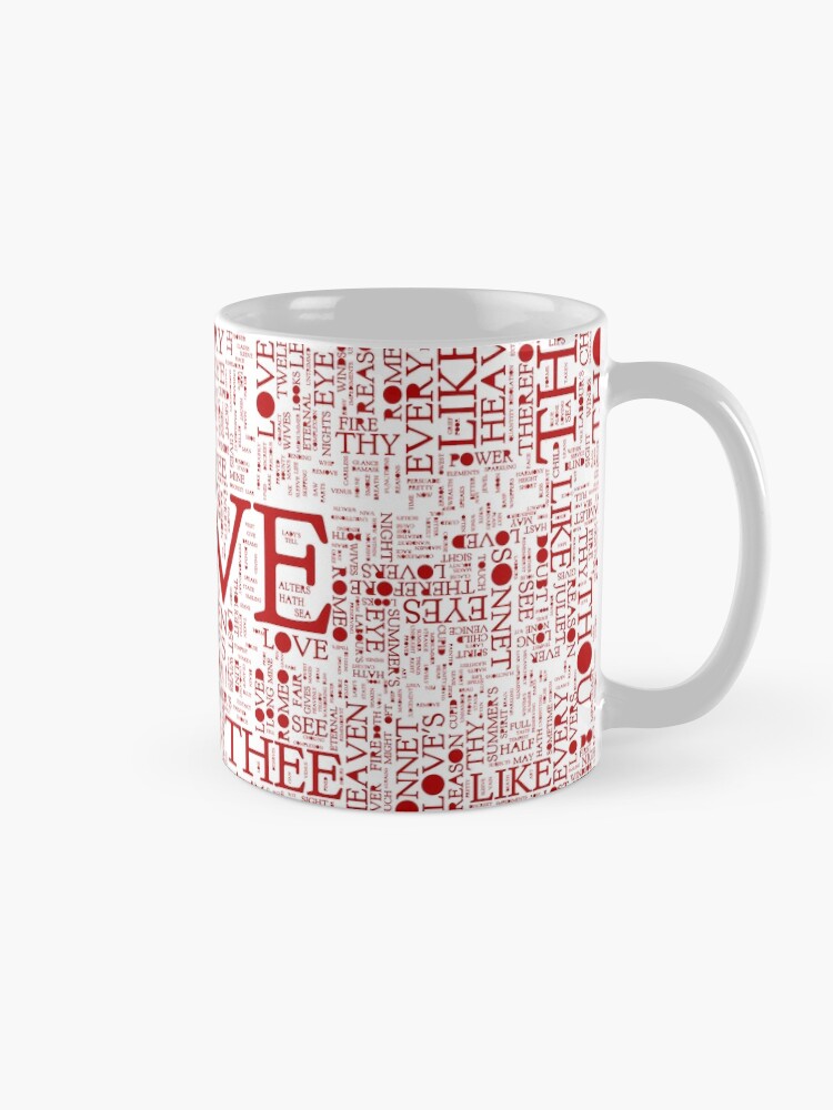 Alternate view of Shakespeare's Love Words Mug