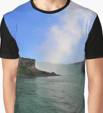 Niagara Falls Landscape Vibrant Graphic T-Shirt