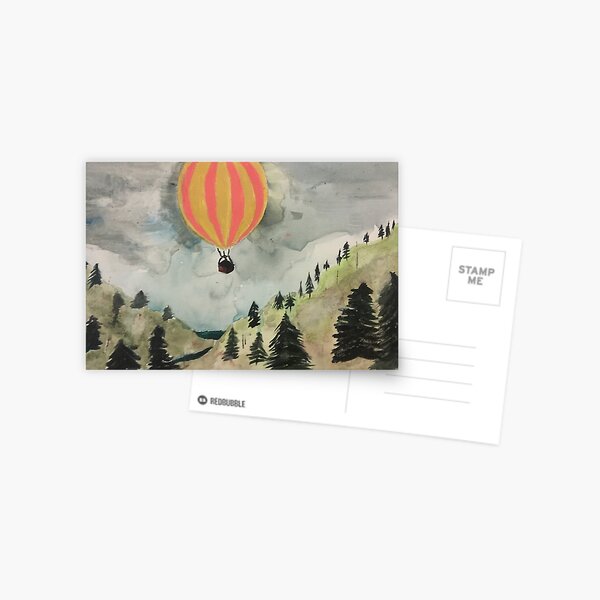 Item preview, Hot Air Balloon in Nature designed and sold by lucy-alwin.