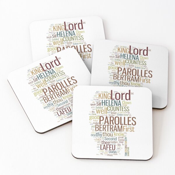 Item preview, Shakespeare's All's Well That Ends Well Word Play designed and sold by Styled Vintage.