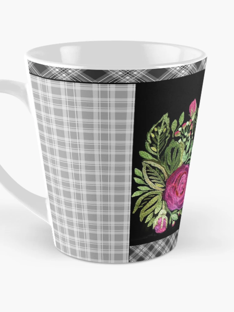 Thumbnail 3 of 4, Coffee Mug, Rustic patchwork designed and sold by fuzzyfox.