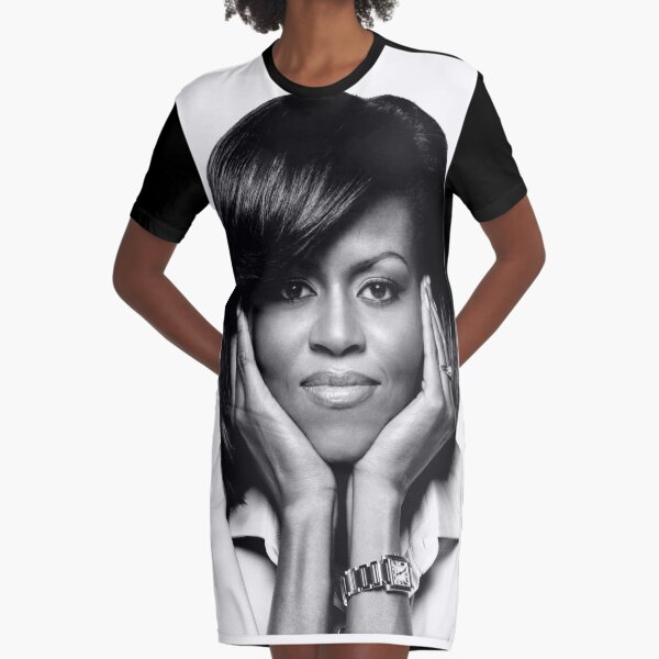 Michelle Obama WOW ! Graphic T-Shirt Dress