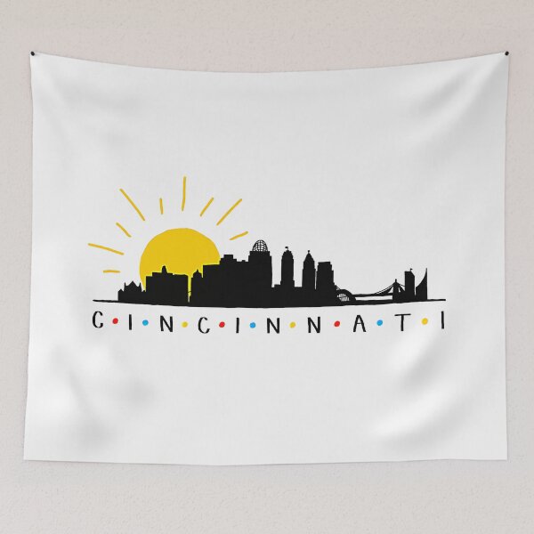 Artikelvorschau, Cincinnati Skyline entworfen und verkauft von Olivia Ossege.