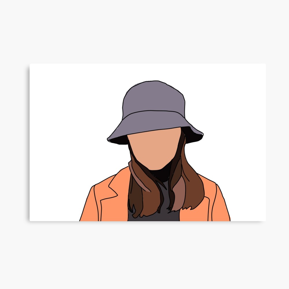 Bucket Hat Model Poster By Delidesigns Redbubble