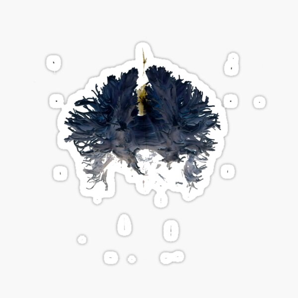 Blue Brain Sticker