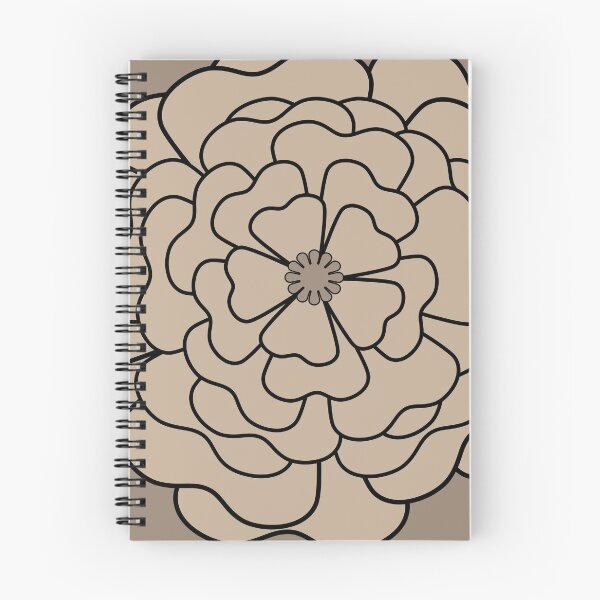 Item preview, Brown abstract flower  designed and sold by fuzzyfox.
