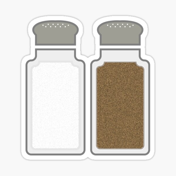 Cute Salt, Pepper, and Paprika Family Sticker for Sale by