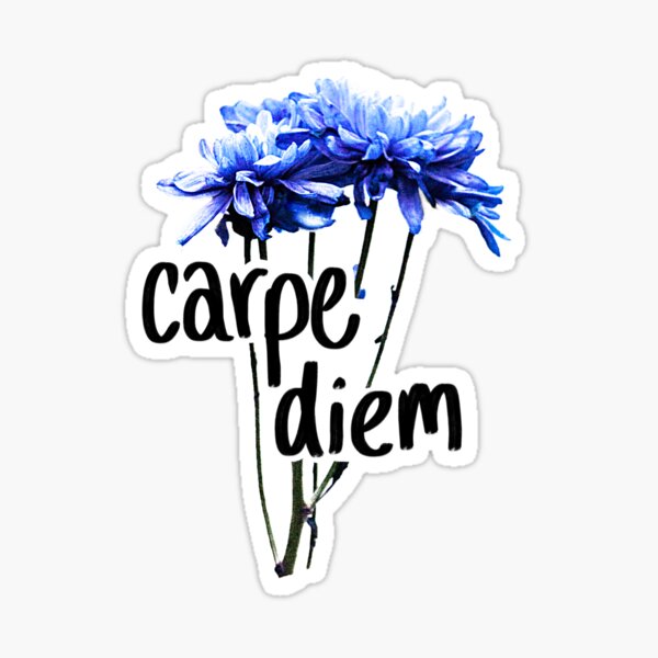 Artikel-Vorschau von Carpe Diem Blaue Blumen, designt und verkauft von Olivia Ossege.