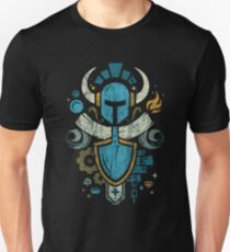 Schaufel Ritter Schaufel Emblem Wappen Slim Fit T-Shirt