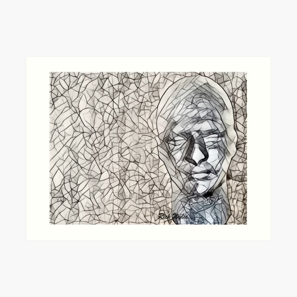 A-MAZE-ing Man! Art Print