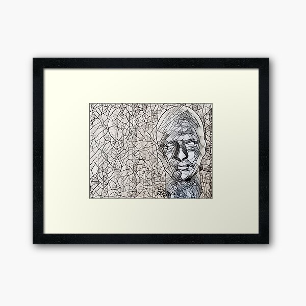 A-MAZE-ing Man! Framed Art Print