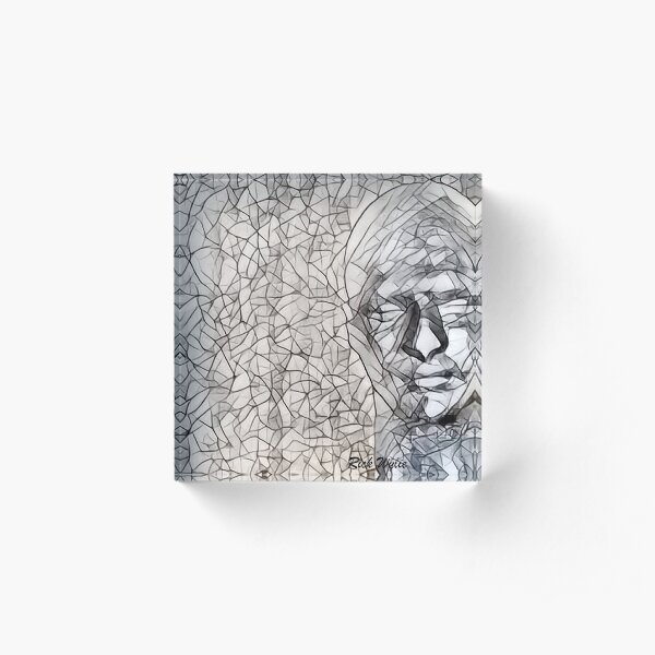 A-MAZE-ing Man! Acrylic Block