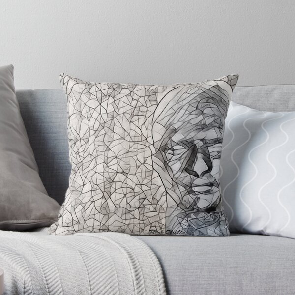 A-MAZE-ing Man! Throw Pillow