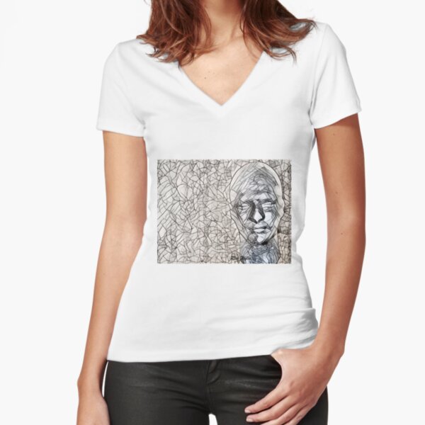 A-MAZE-ing Man! Fitted V-Neck T-Shirt